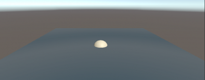 A basic primitive plane used as water. 